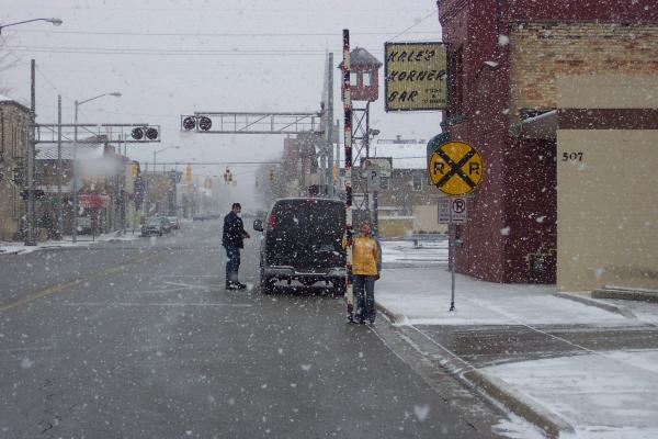 2004 - West Bridge Street Looking West From Winter 2